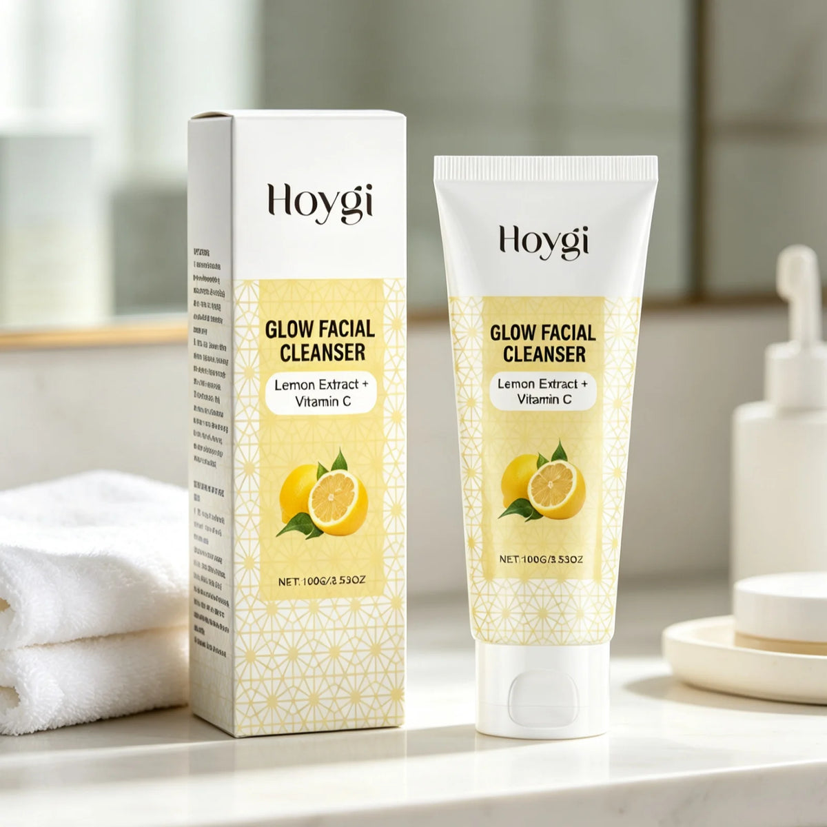 Hoygi Lemon Glow Facial Cleanser For Balanced Radiant Skin