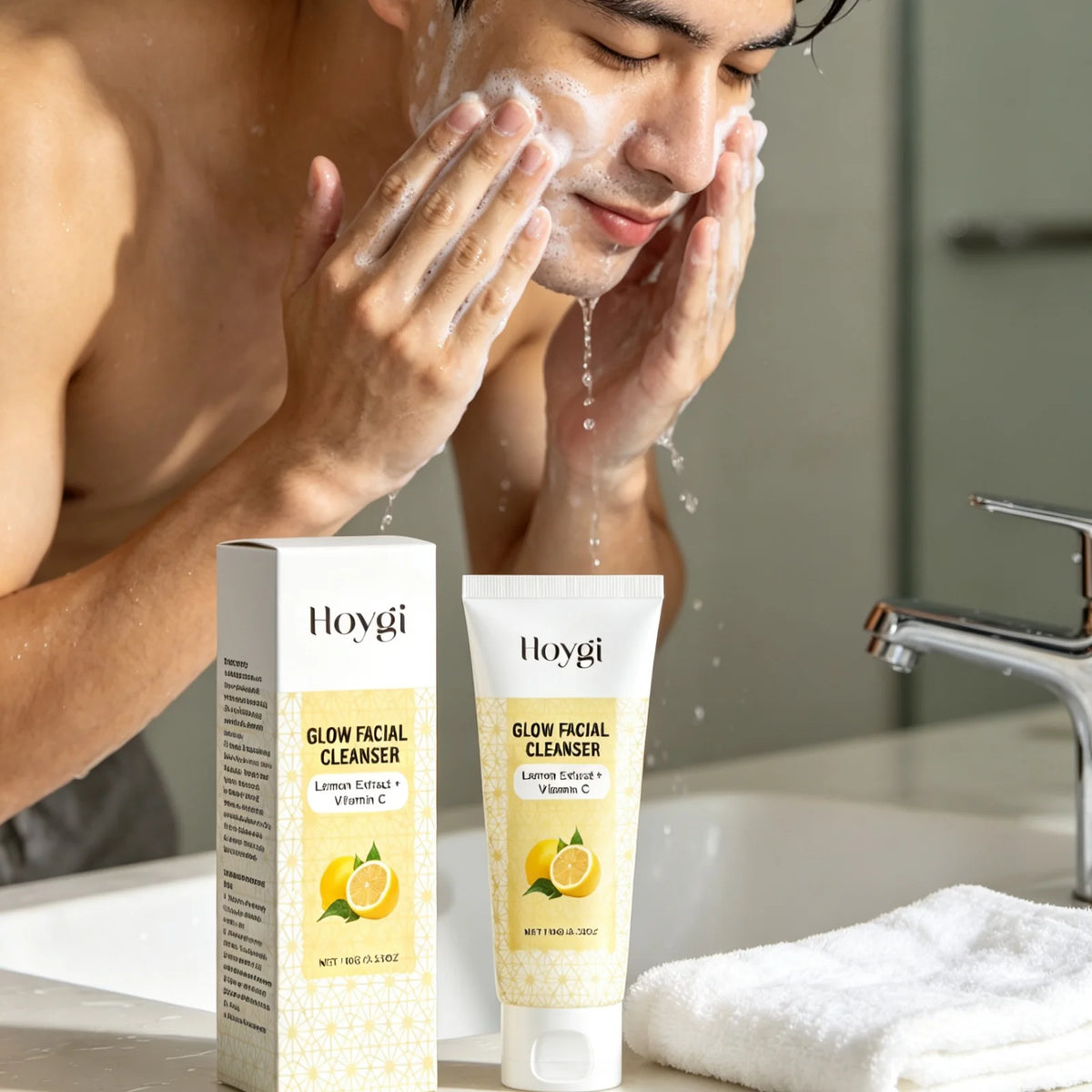 Hoygi Lemon Glow Facial Cleanser For Balanced Radiant Skin