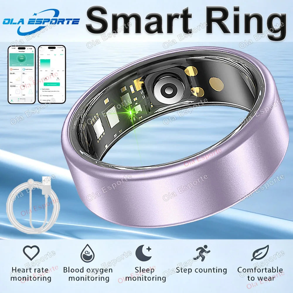 Ola Esporte Smart Ring Blood Pressure Heart Rate Monitor