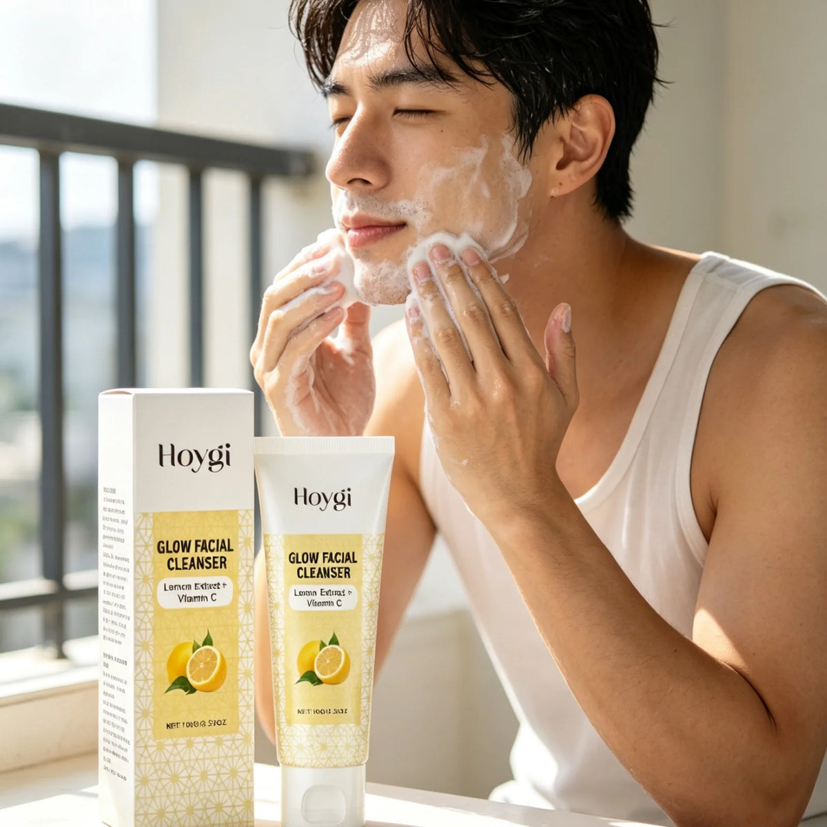 Hoygi Lemon Glow Facial Cleanser For Balanced Radiant Skin