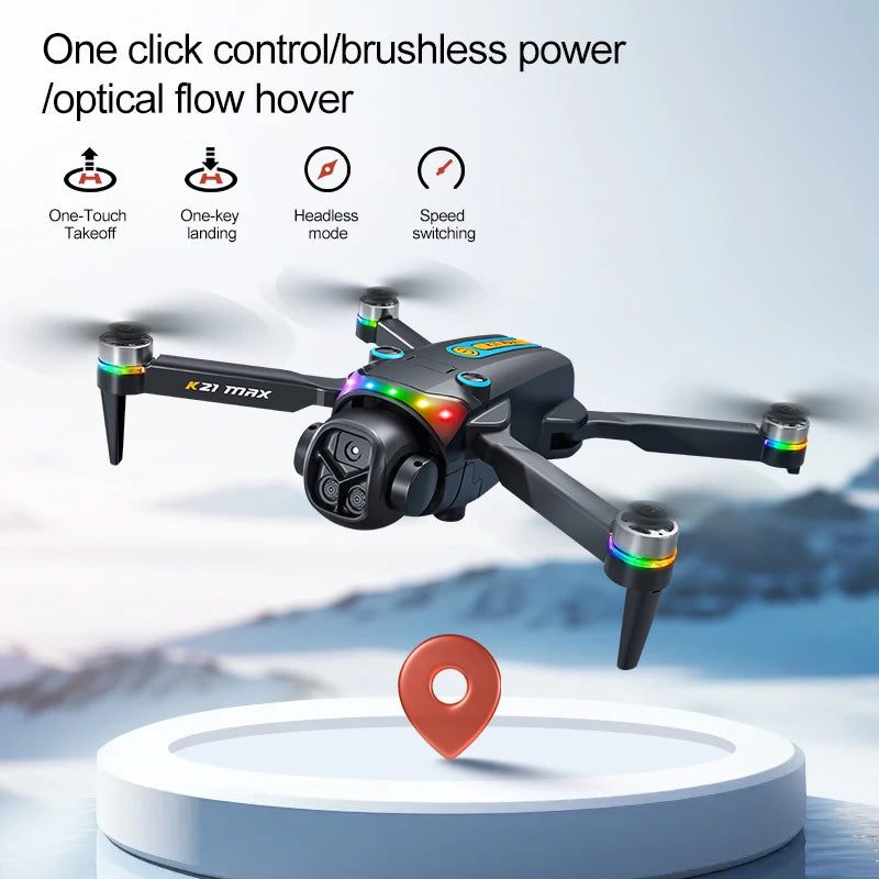 ZNLYRION K21MAX Brushless Foldable Drone With Camera And Optical Flow