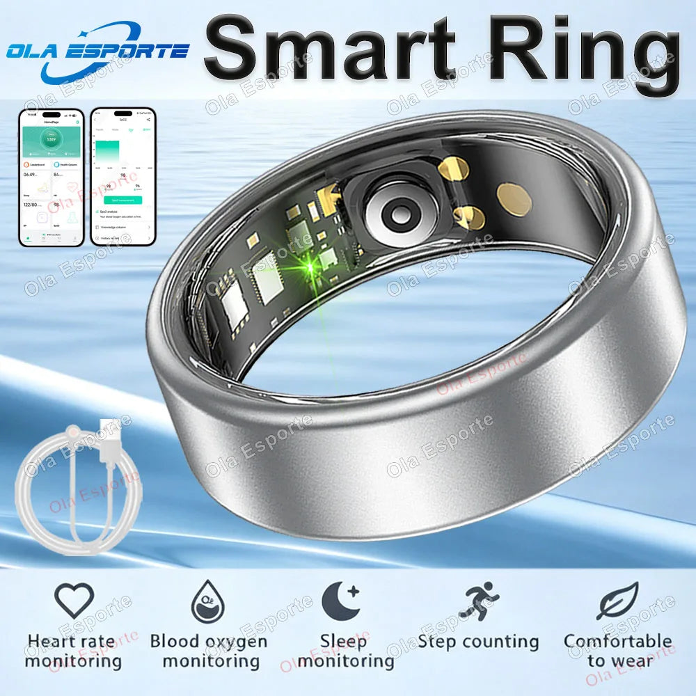 Ola Esporte Smart Ring Blood Pressure Heart Rate Monitor