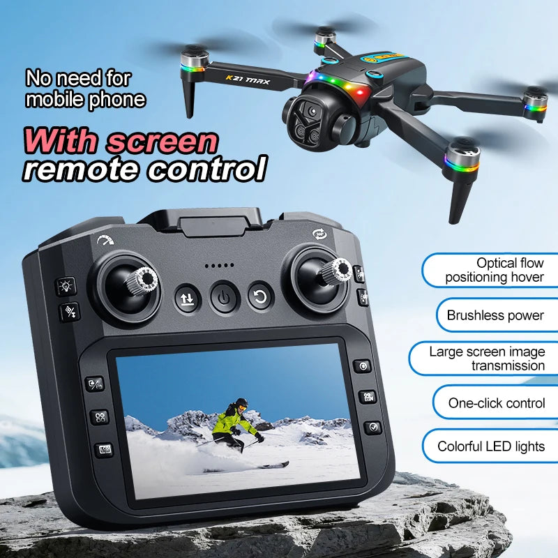 ZNLYRION K21MAX Brushless Foldable Drone With Camera And Optical Flow