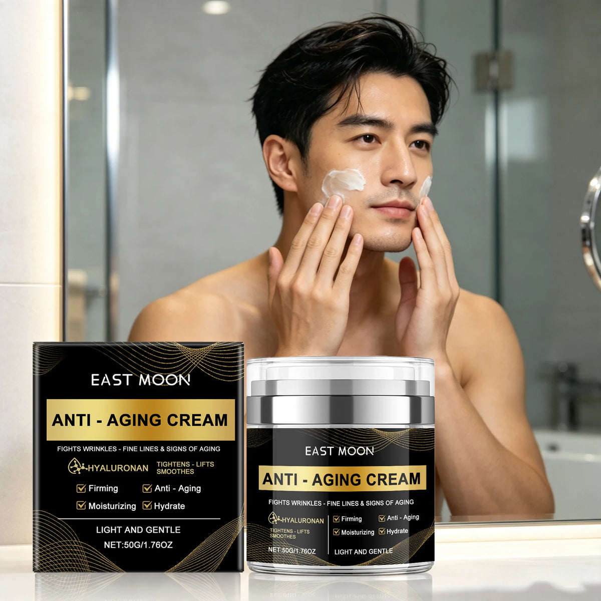 Men Deep Moisturizing Facial Cream For Firming And Hydrating Skin