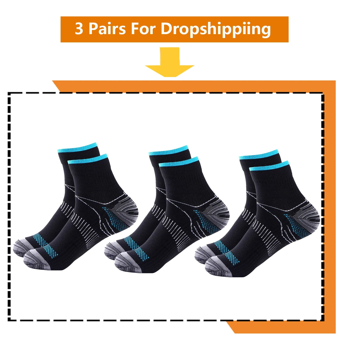 Brothock Athletic Compression Socks Enhance Circulation And Relief