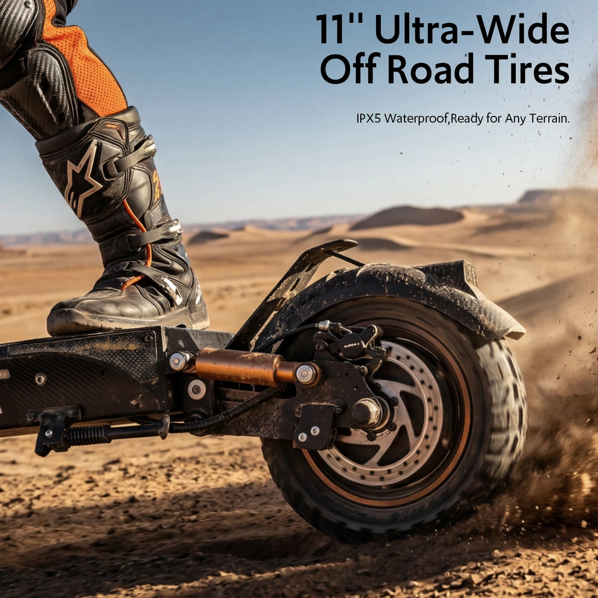 Osboo Off Road Electric Scooter With 1200W Motor And Brakes