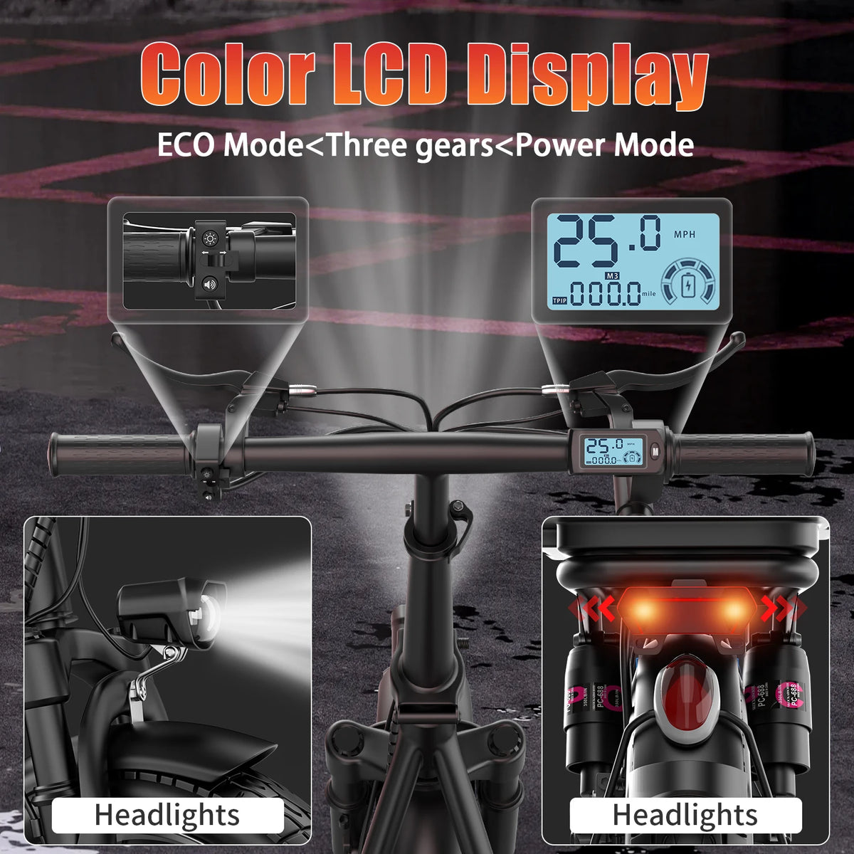 Uplee GQ8 Electric Bike Foldable City Commuter Scooter