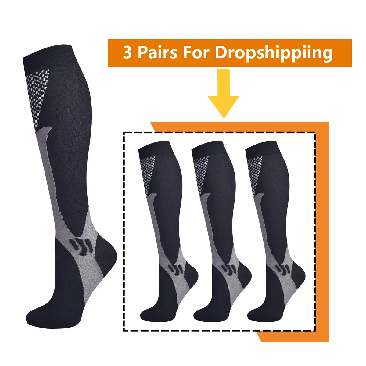 Brothock Athletic Compression Socks Enhance Circulation And Relief