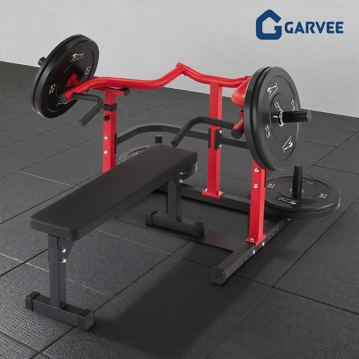 Adjustable Chest Press Machine With Converging Arms For Home Gym