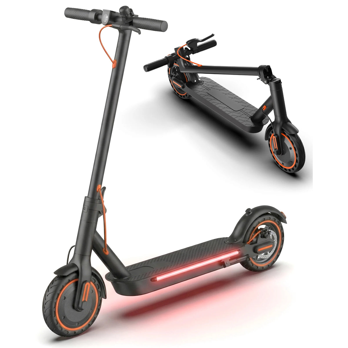 Osboo 550W Adult Folding Electric Scooter With Integrated Lights