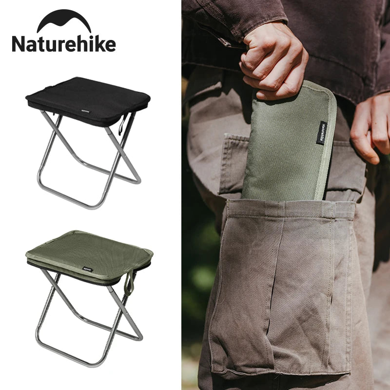 Naturehike Foldable Backpack Stool Lightweight Portable Outdoor Seat