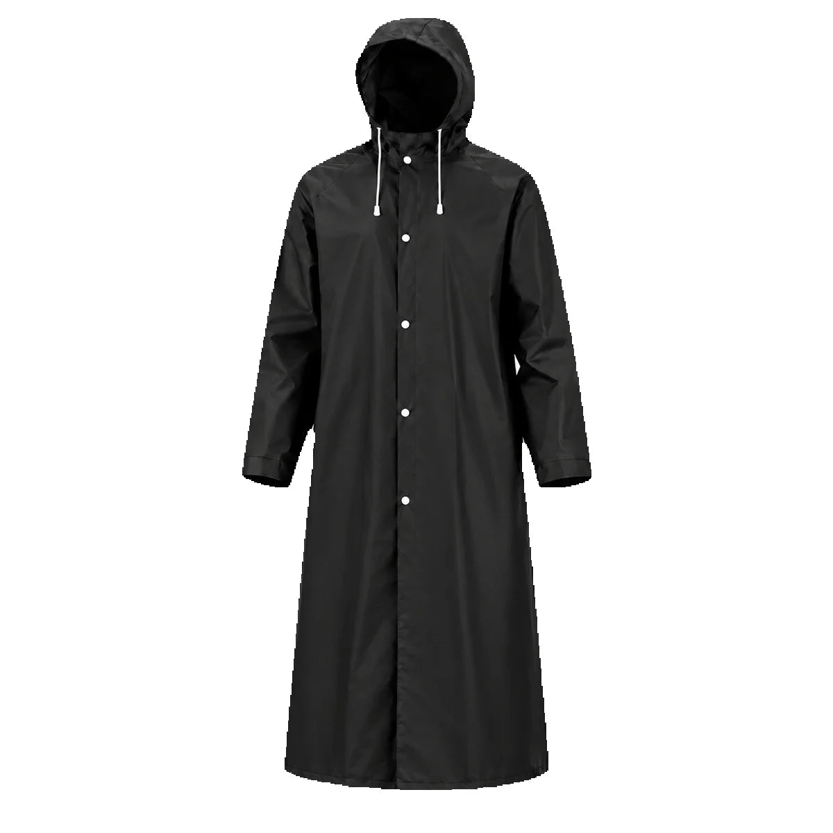 Unisex Heavy Duty Waterproof Raincoat With Durable Windproof Shell