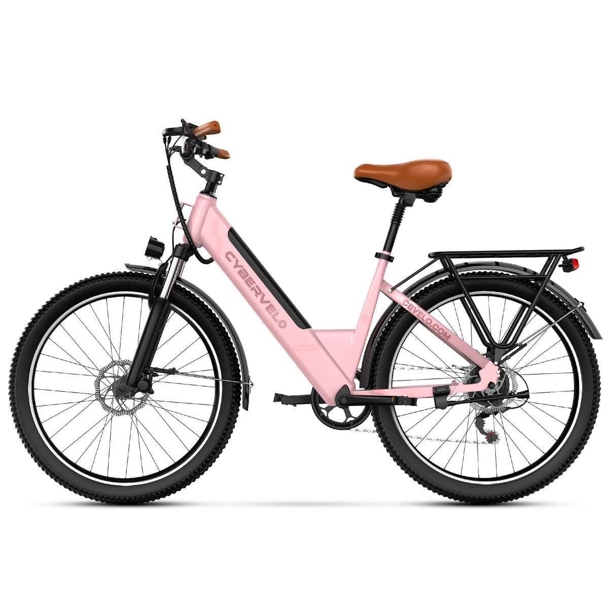 Cybervelo Urban Commute Electric Bicycle With Detachable Battery