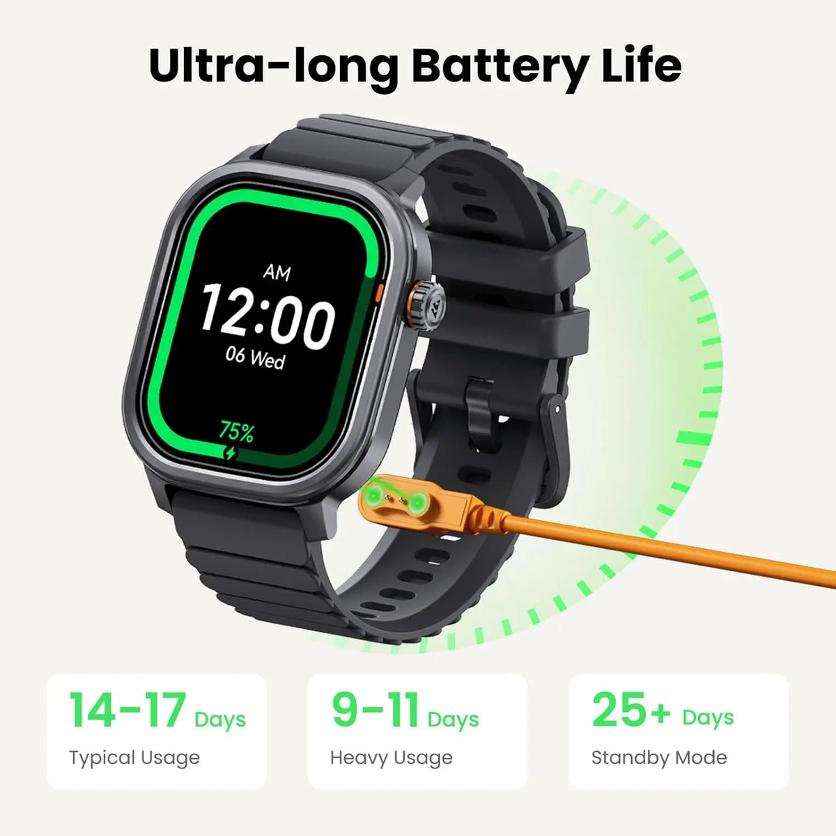 Kospet Pulse Smart Watch With AMOLED Display Bluetooth Calling