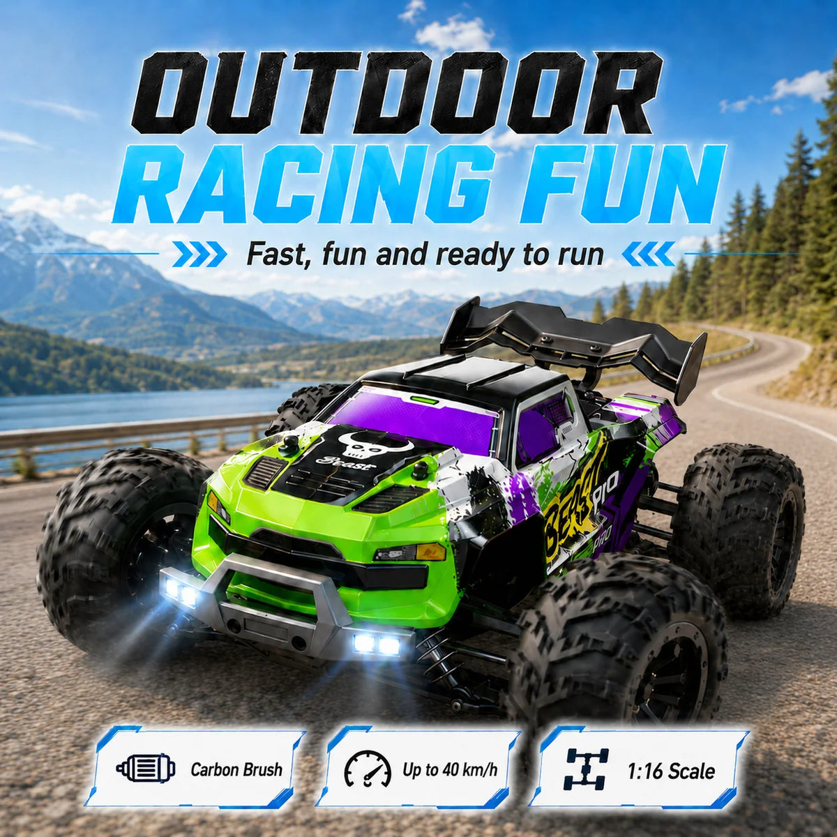ZNLYRION SG116MAX Pro 4WD Off Road Remote Control Buggy