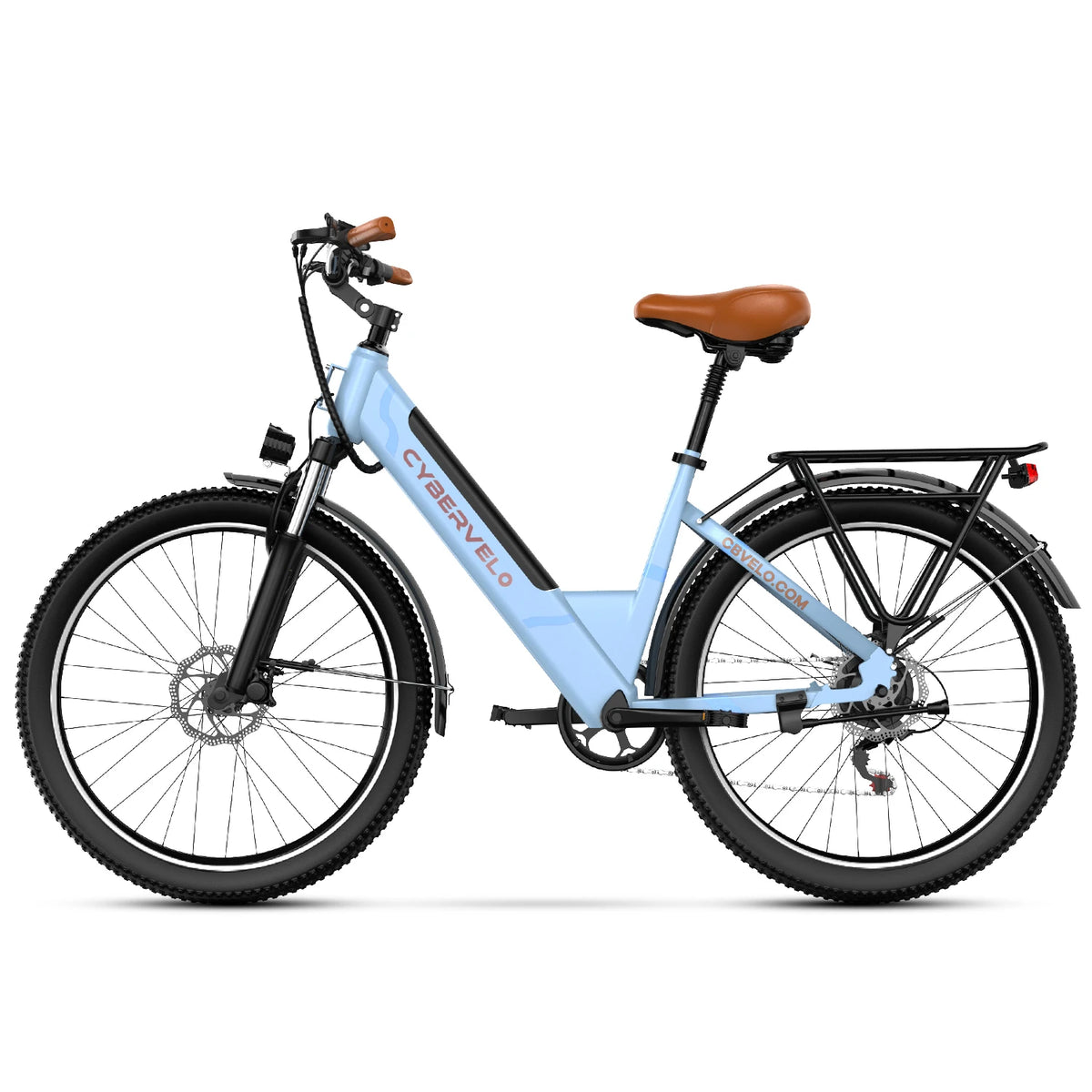 Cybervelo Urban Commute Electric Bicycle With Detachable Battery