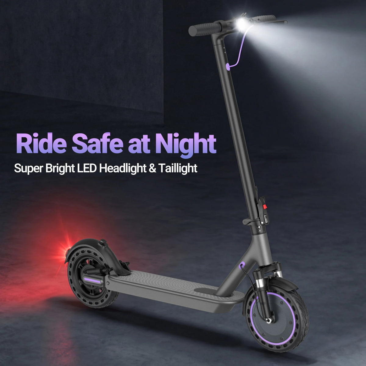 AOVOPRO 500W Adult Folding Scooter 22MPH Max Speed App Control