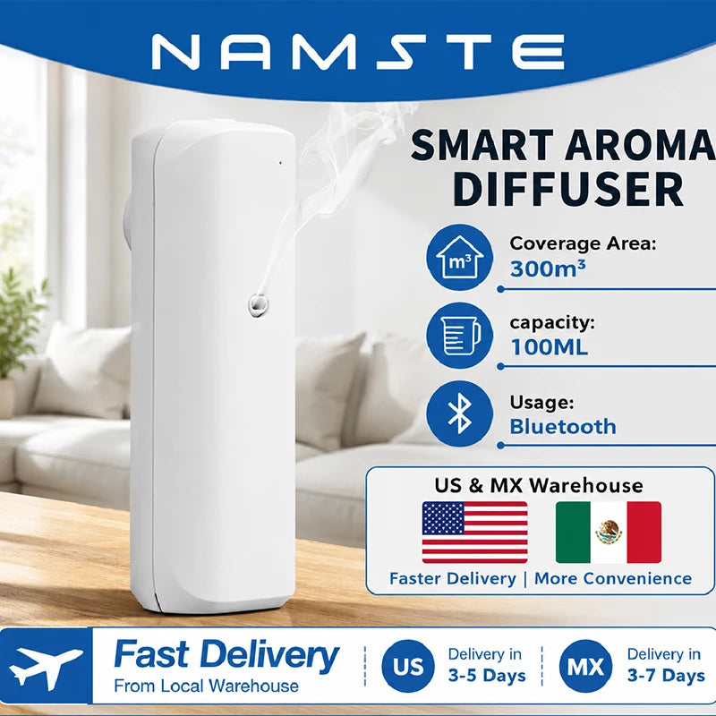 Namste Socket Style Bluetooth Aroma Diffuser For Home Air Freshener