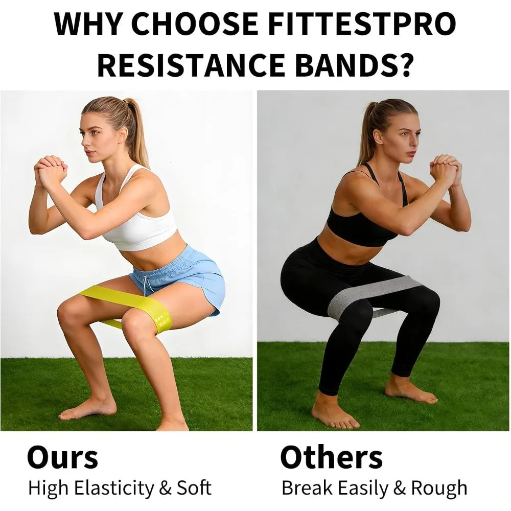 TPE Resistance Bands Fitness Set For Strength And Muscle Training