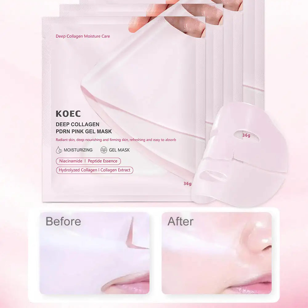 Moisturizing Collagen Gel Face Mask For Anti Aging And Hydration