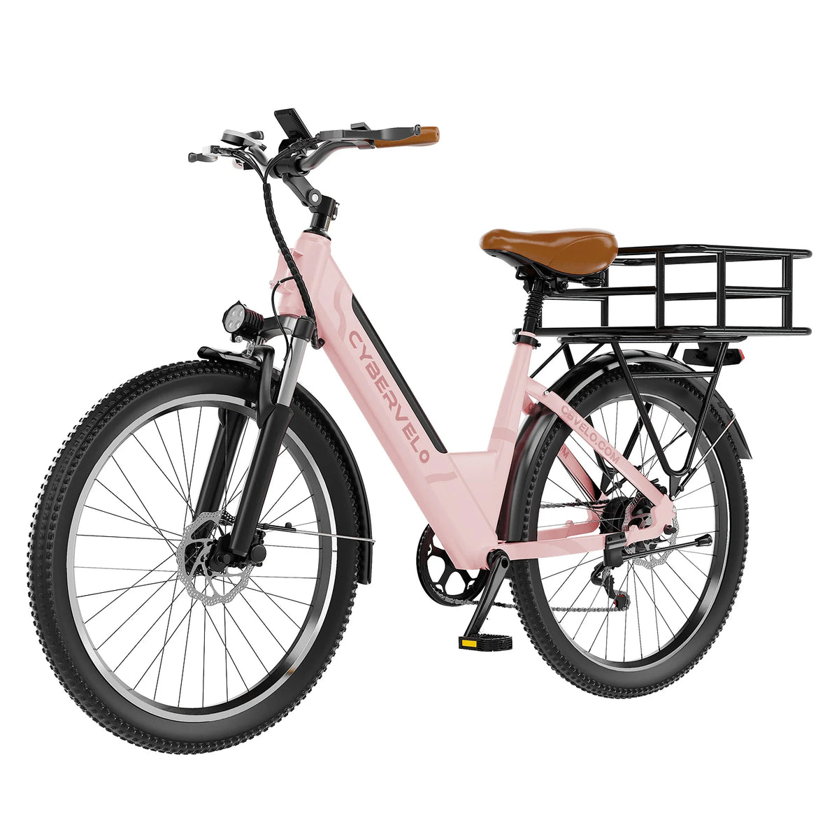 Cybervelo Urban Commute Electric Bicycle With Detachable Battery
