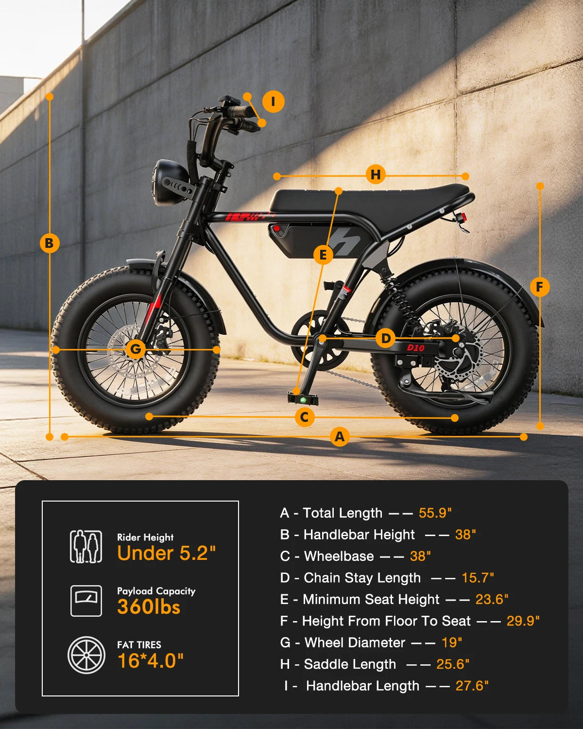 Hopepeak D10 Electric Mountain Bike With 1500W Motor Full Suspension
