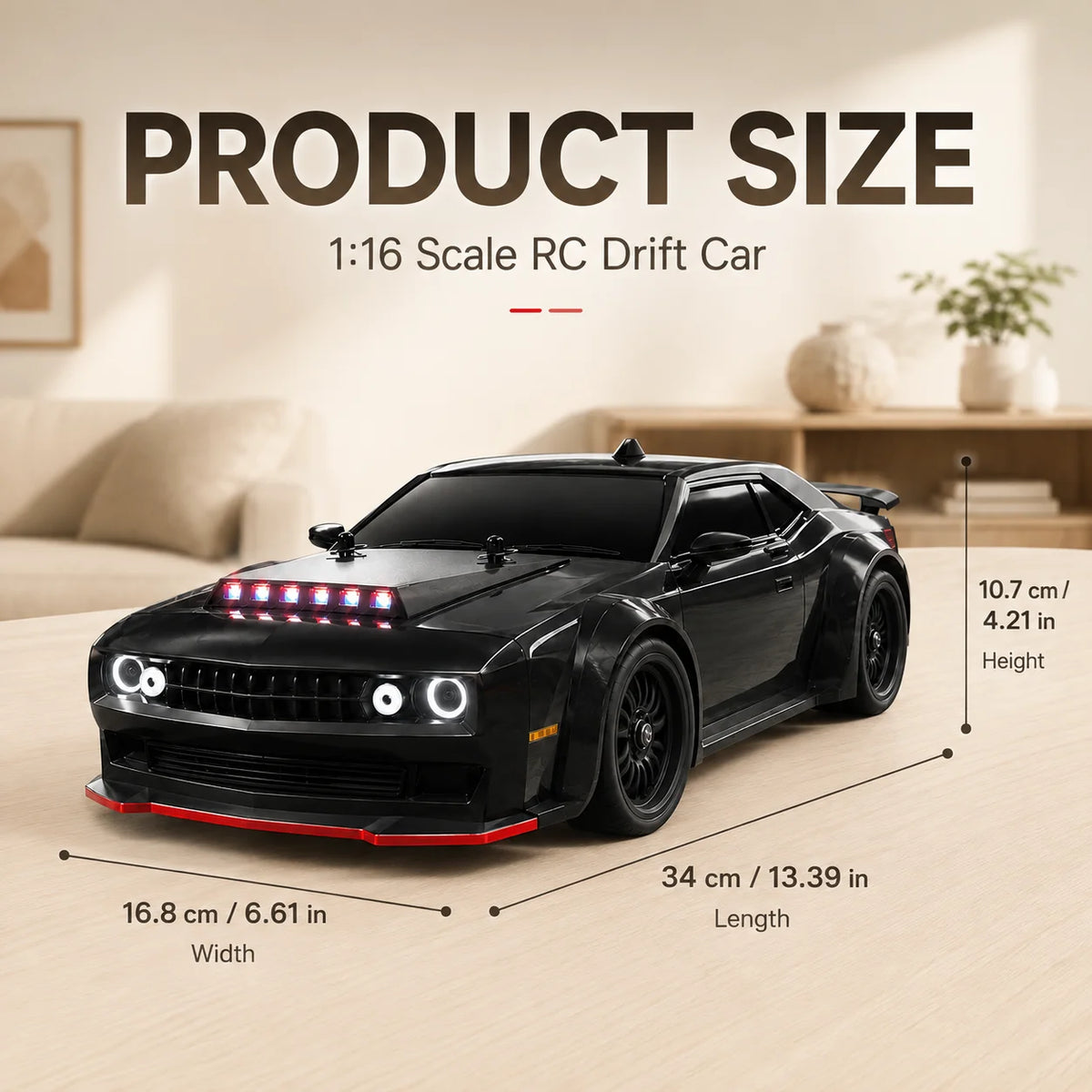 ZNLYRION Brushless 4WD Remote Control Drift Racing Car
