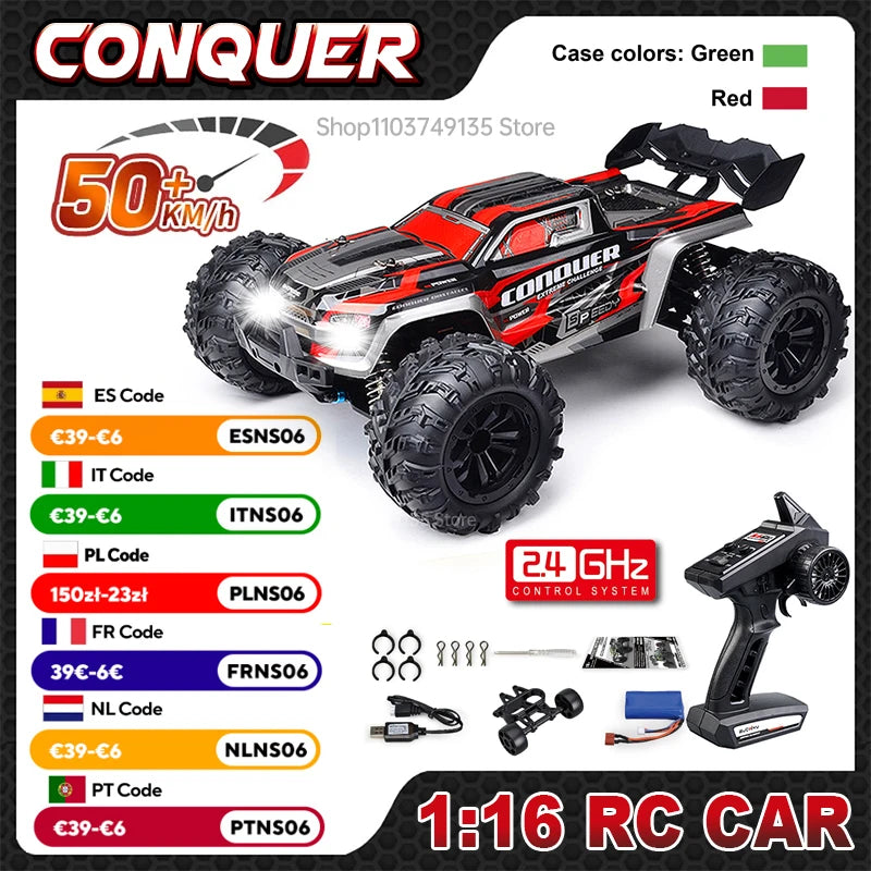 WLtoys 4WD Remote Control Off Road Monster Truck Car