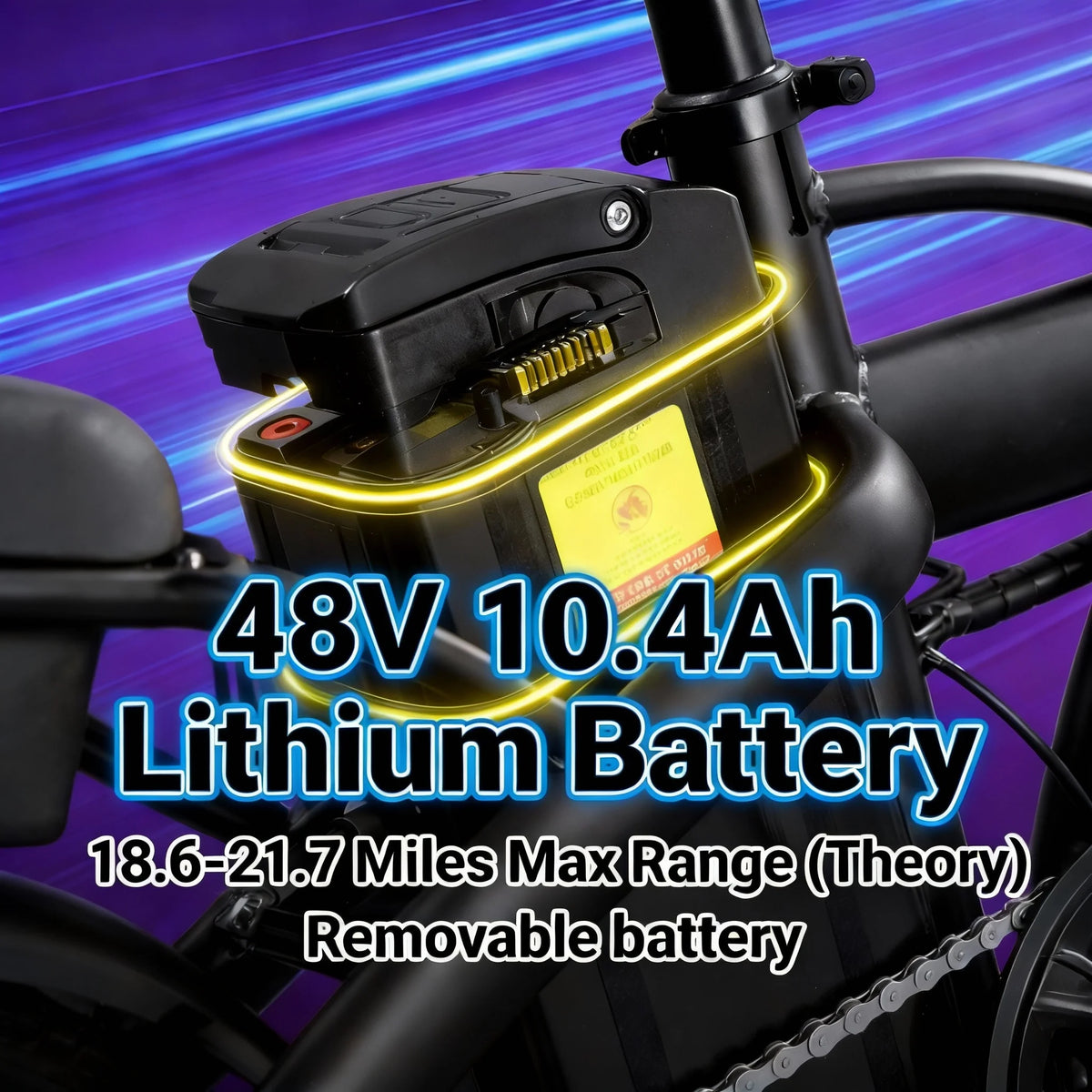 Hezzo T5 750W Folding Electric Bike With Disc Brakes