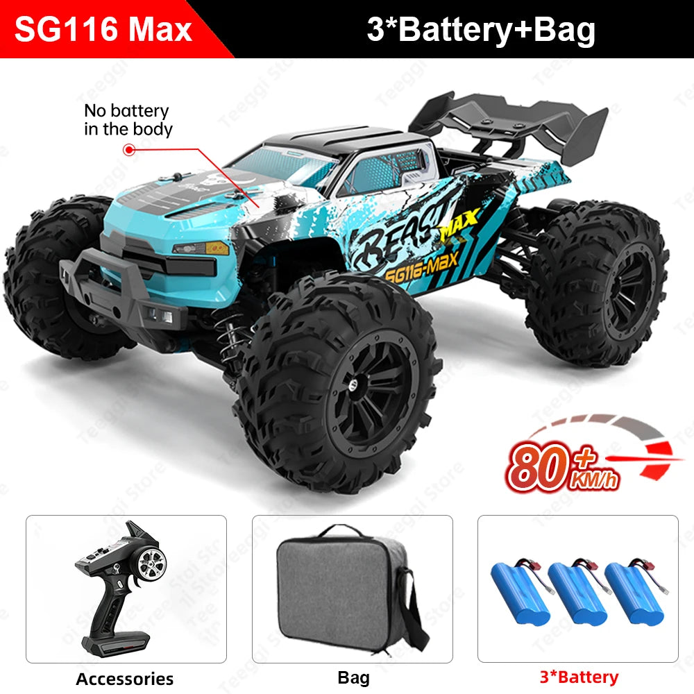 Teeggi Brushless 4WD RC Off Road Racing Monster Truck