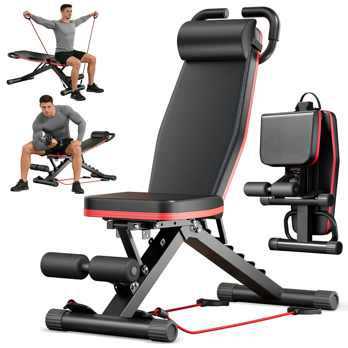 Multi Functional Foldable Dumbbell Bench For Full Body Training