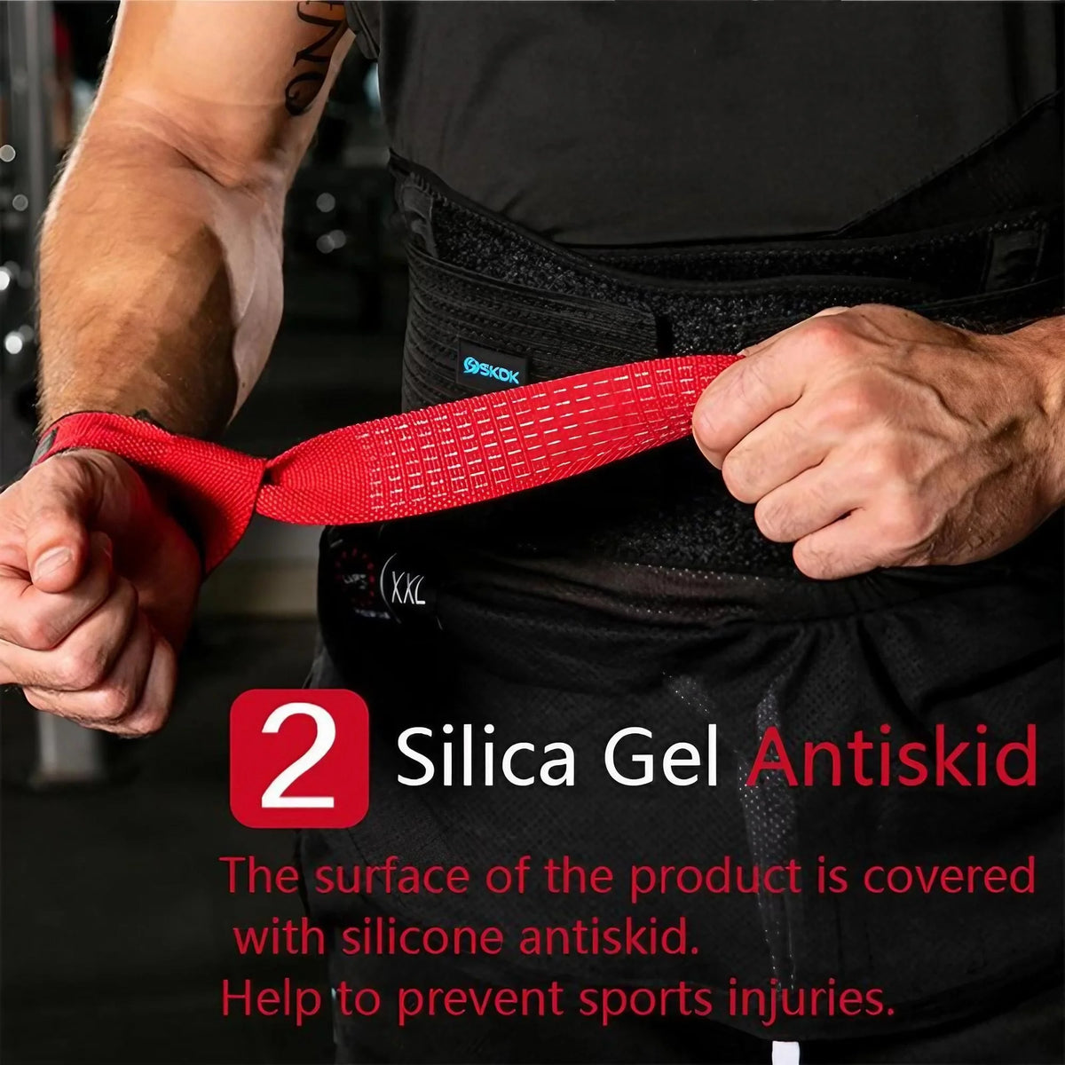 Premium Polyester Weightlifting Wrist Wraps For Gym Training