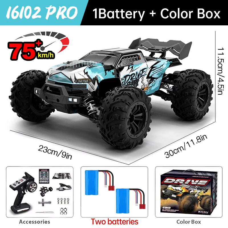 WLtoys 4WD RC Car 2.4G Remote Control Monster Truck