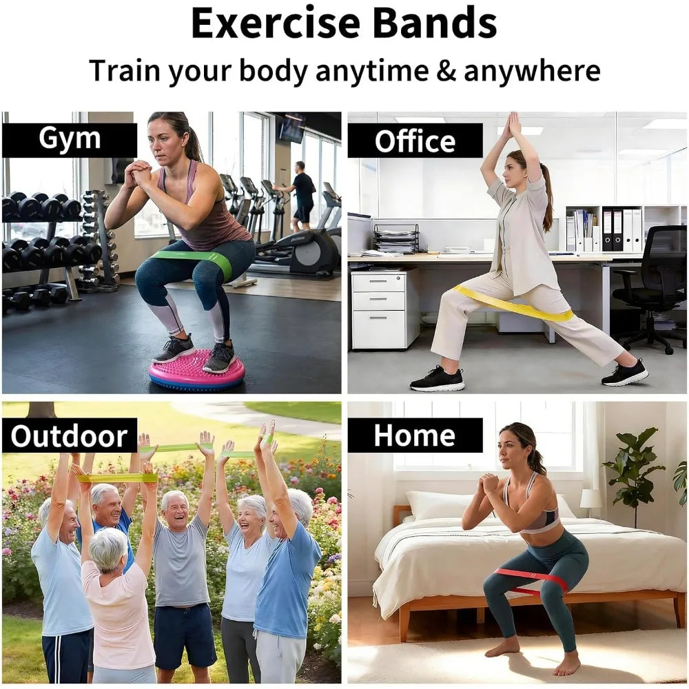 TPE Resistance Bands Fitness Set For Strength And Muscle Training