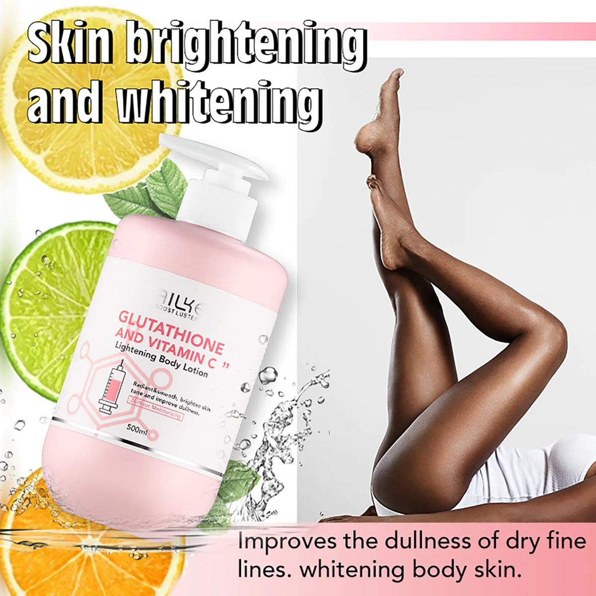 AILKE Whitening Facial Body Lotion With Vitamin C For Dark Spots
