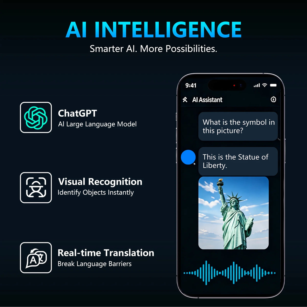 Kaigerr 4K Smart Glasses With Bluetooth Calling And AI Translation