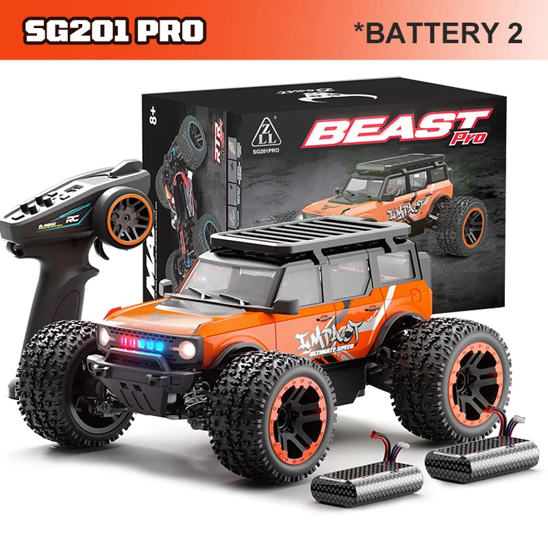 ZNLYRION 4WD RC Truck With Independent Suspension And LED Lights