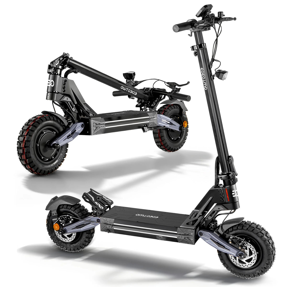 EOEOTWO Dual 4000W Electric Scooter 45MPH Offroad Foldable Adult