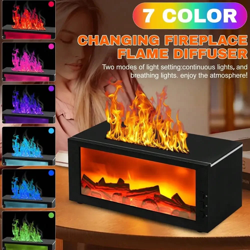 Electric Fireplace Essential Oil Diffuser For Living Room