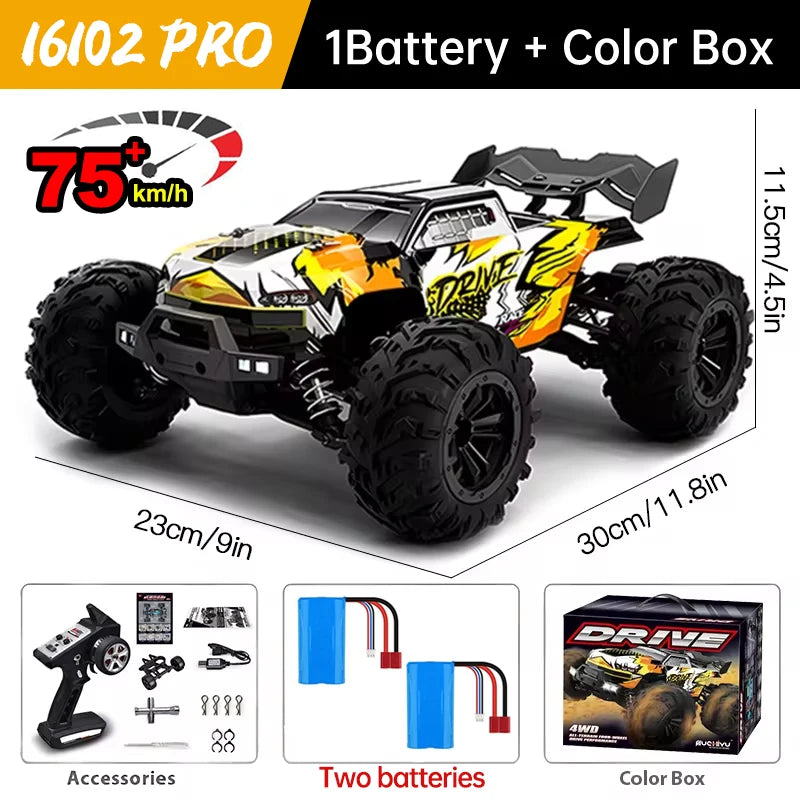 WLtoys 4WD RC Car 2.4G Remote Control Monster Truck