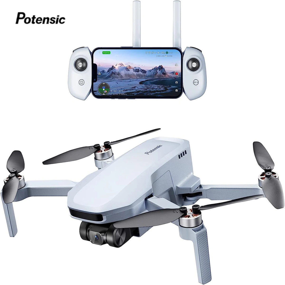 Potensic Atom Se Drone Featuring Gps Navigation And Auto Return