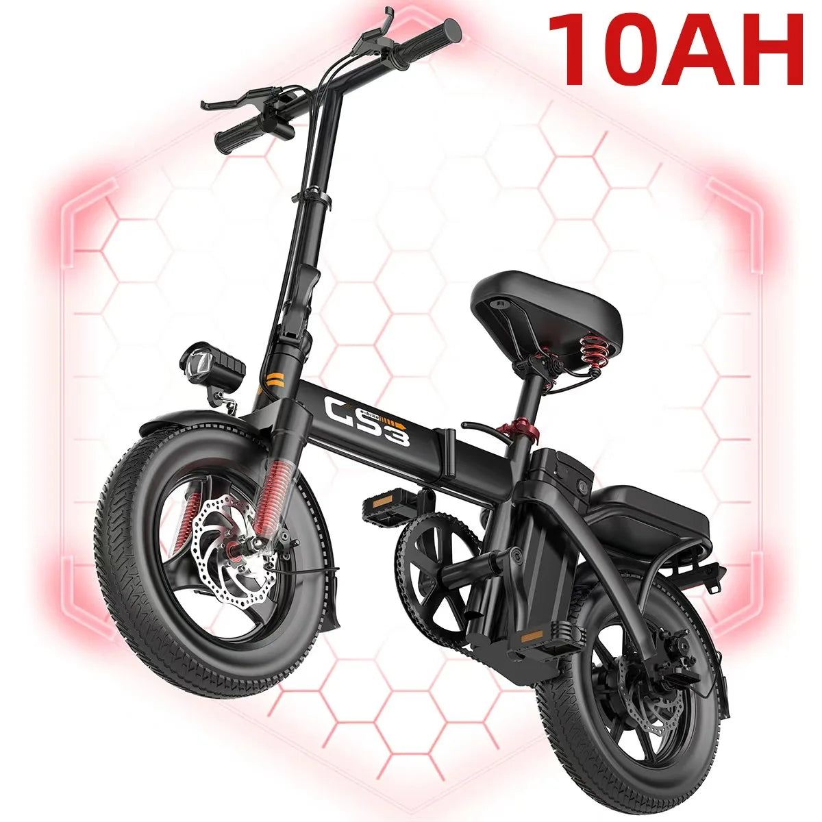 Uplee GS3 Folding Electric Bike For Adult Commuters 500W