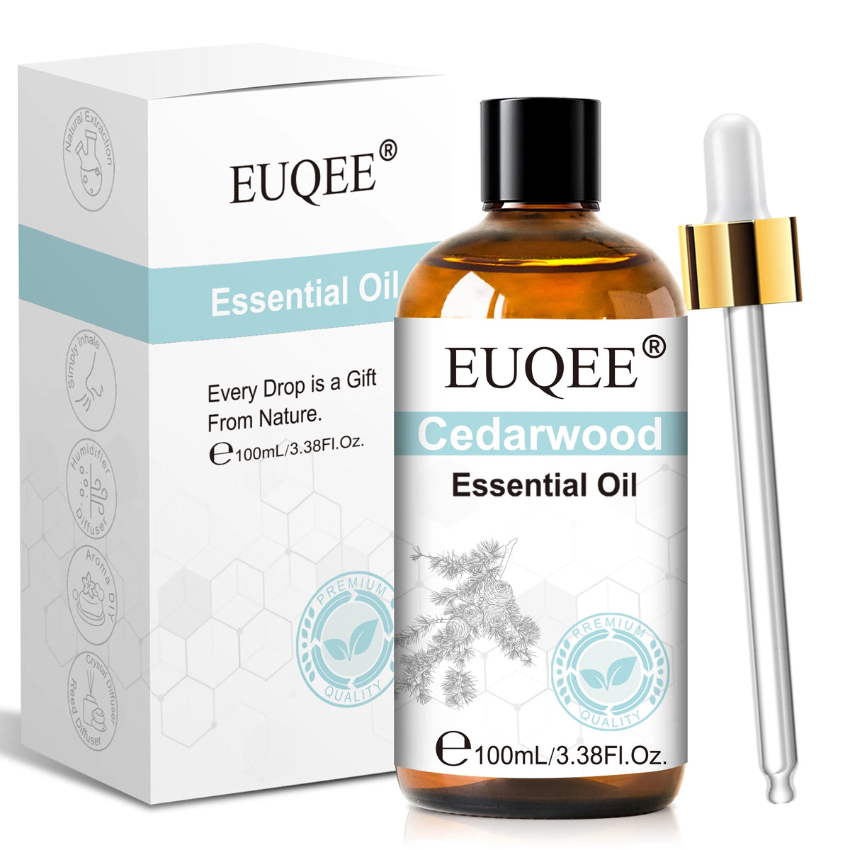 EUQEE Premium Essential Oils For Aromatherapy And Diffuser