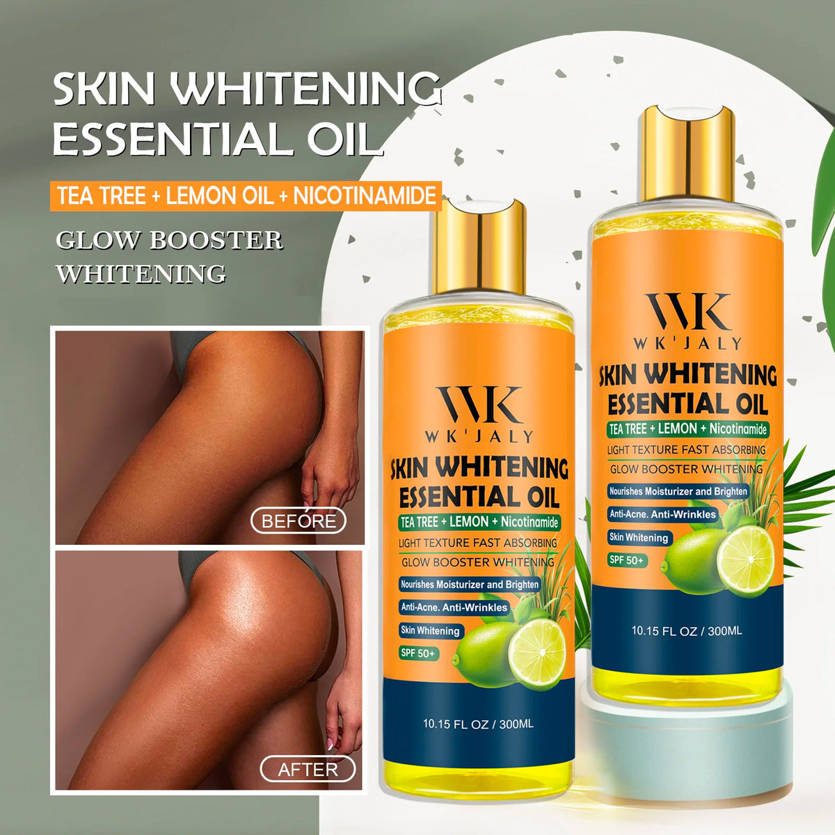Wk Jaly Niacinamide Body Oil Removes Acne Marks, Fine Lines