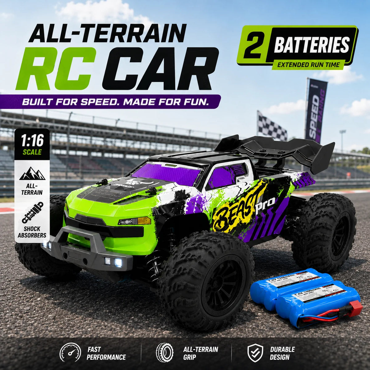 ZNLYRION SG116MAX Pro 4WD Off Road Remote Control Buggy