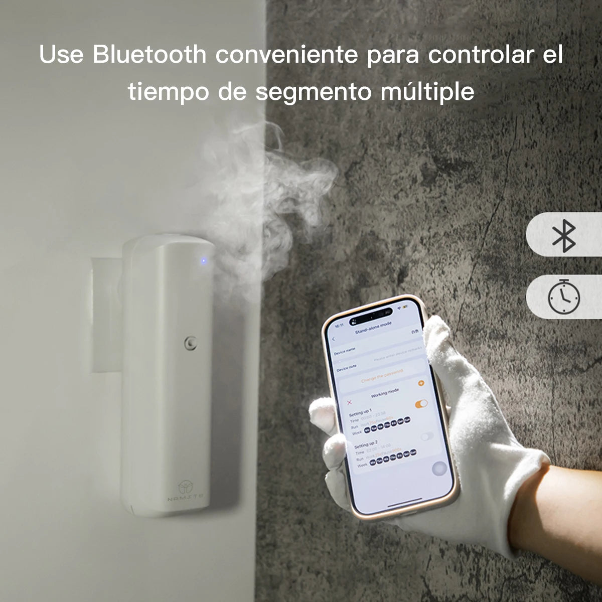 Namste Socket Style Bluetooth Aroma Diffuser For Home Air Freshener