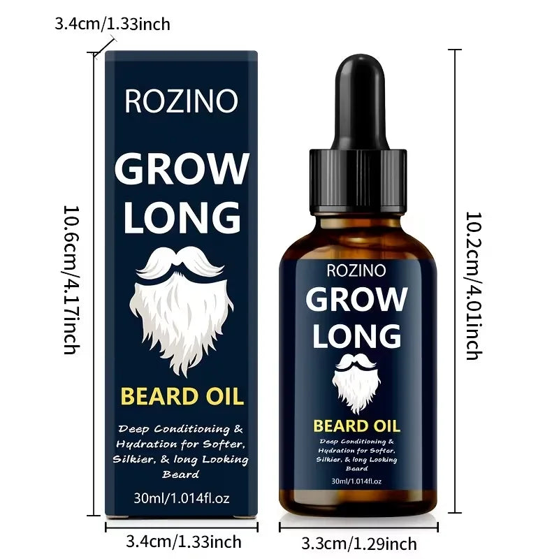 Rozino Moisturizing Beard Oil Infused With Jojoba And Glycerin
