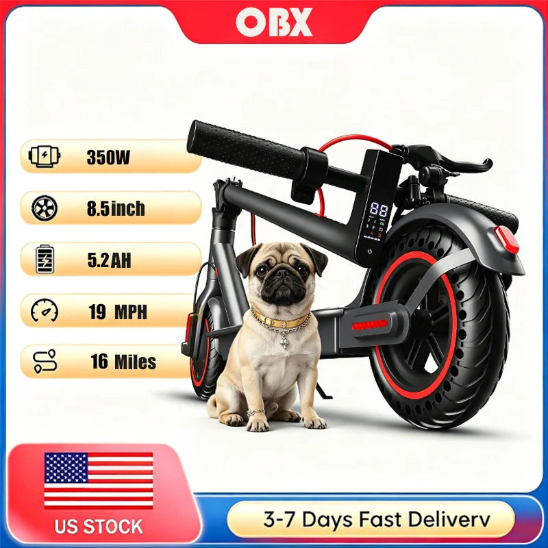 OBX Foldable Electric Scooter With Dual Shock And App Control