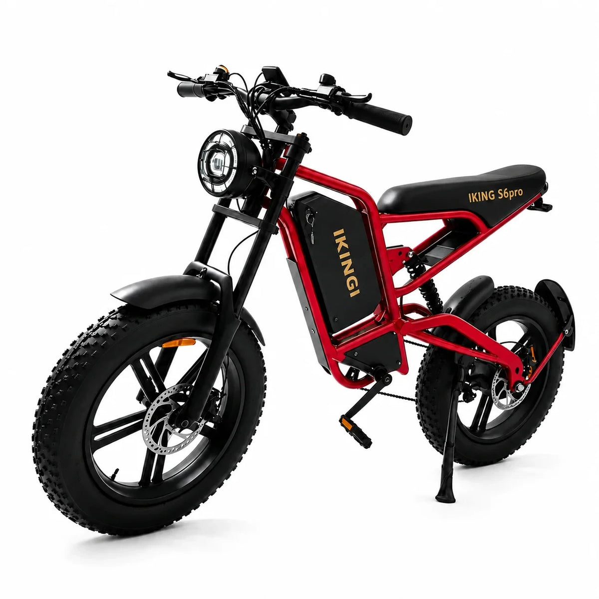 Ikingi S6Pro 1000W Peak Electric All Terrain Bicycle With Suspension