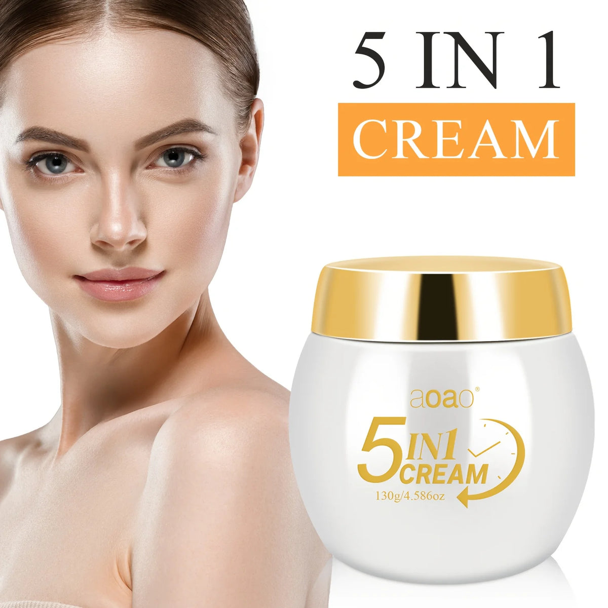 Aoao 5 In 1 Moisturizing Cream With Collagen And Niacinamide